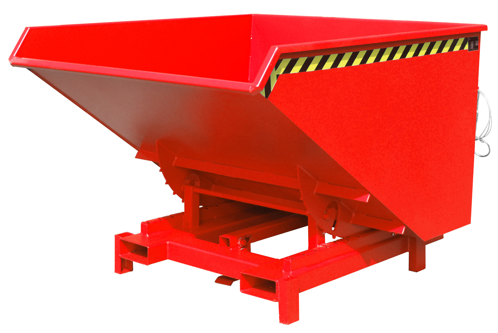 1 - Behälter  Schwerlast-Kipper SK 2100, 2,10 m³, lackiert, RAL 3000 Feuerrot