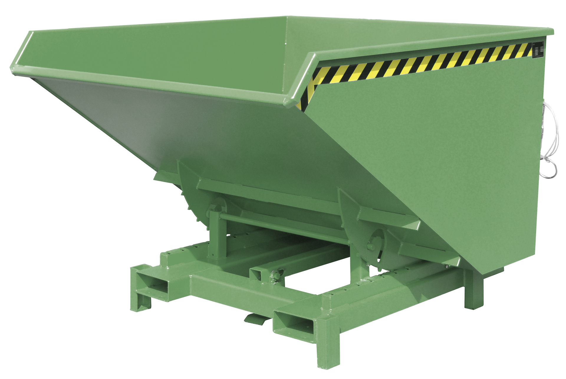 1 - Behälter  Schwerlast-Kipper SK 2100, 2,10 m³, lackiert, RAL 6011 Resedagrün