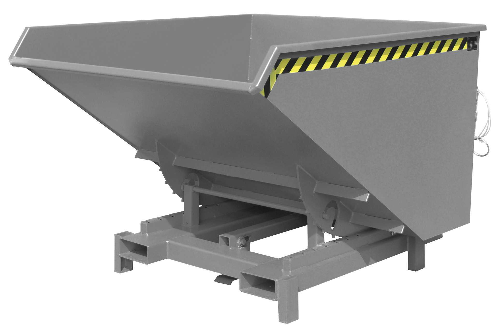 1 - Behälter  Schwerlast-Kipper SK 2100, 2,10 m³, lackiert, RAL 7005 Mausgrau
