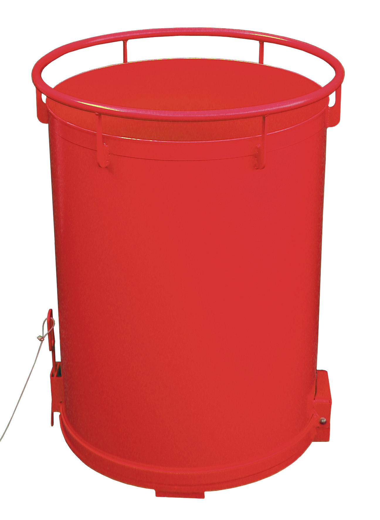 1 - Behälter Rundbehälter RB 450, 0,45 m³, lackiert, RAL 3000 Feuerrot