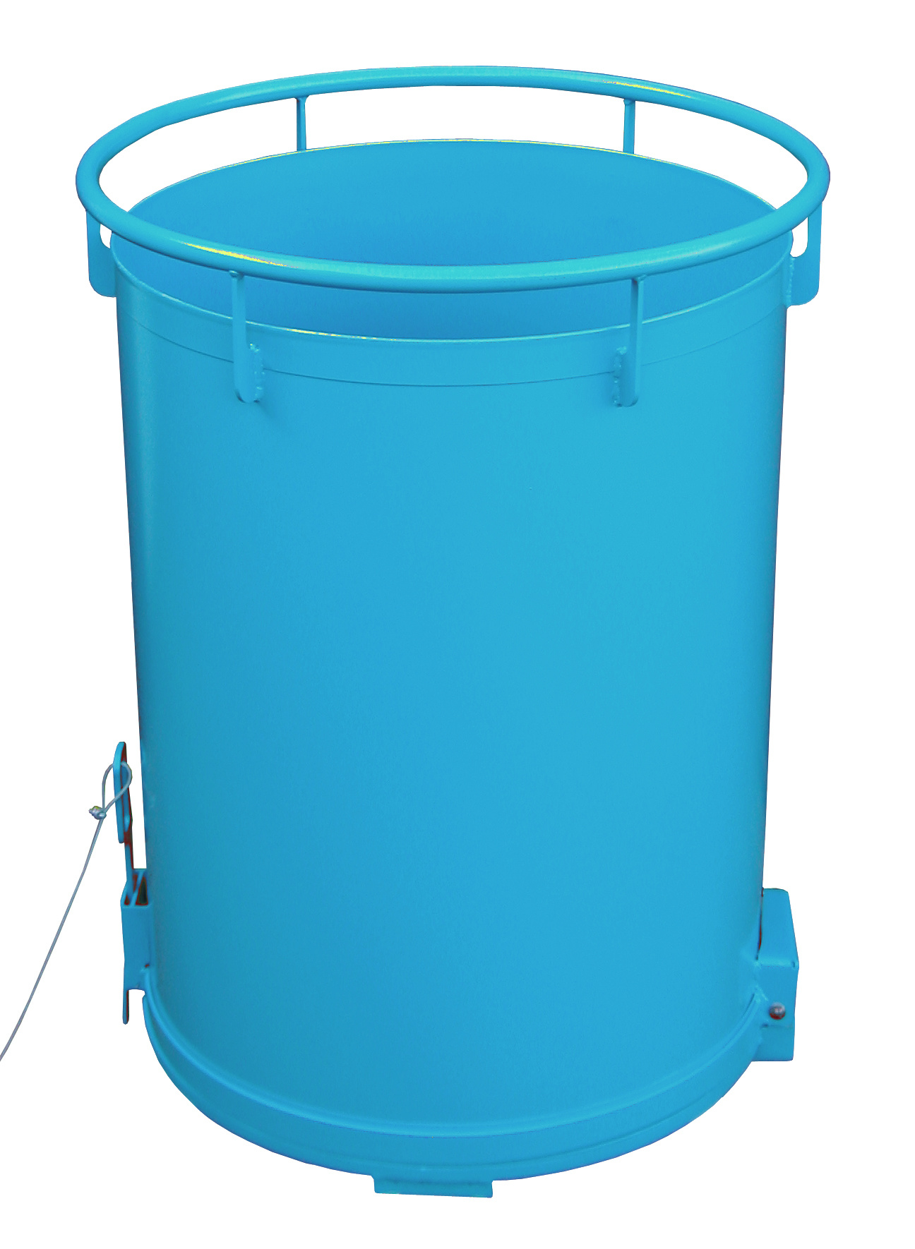 1 - Behälter  Rundbehälter RB 450, 0,45 m³, lackiert, RAL 5012 Lichtblau