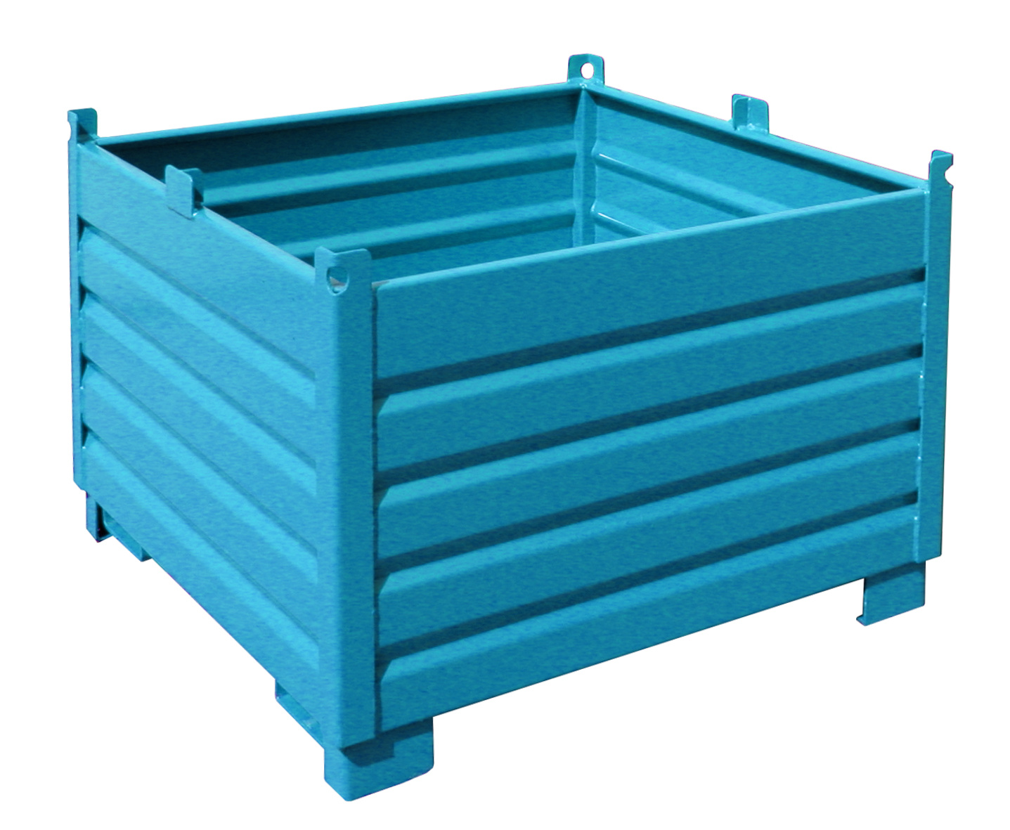 Sammelbehälter-System Sammelbehälter-System SBS 1000, 1 m³, lackiert, RAL 5012 Lichtblau