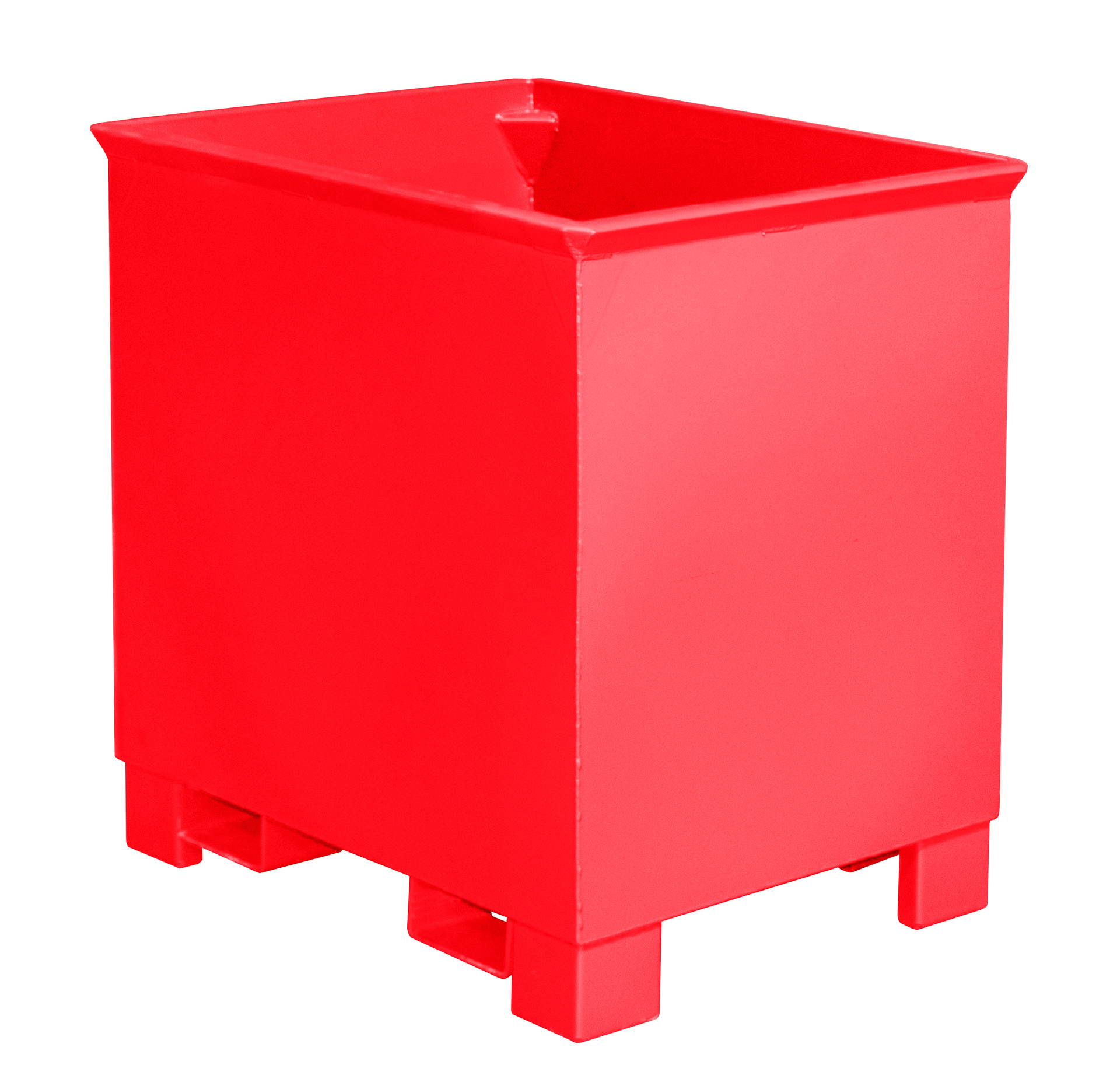 1 - Behälter  Kasten C 30, 0,30 m³, lackiert, RAL 3000 Feuerrot