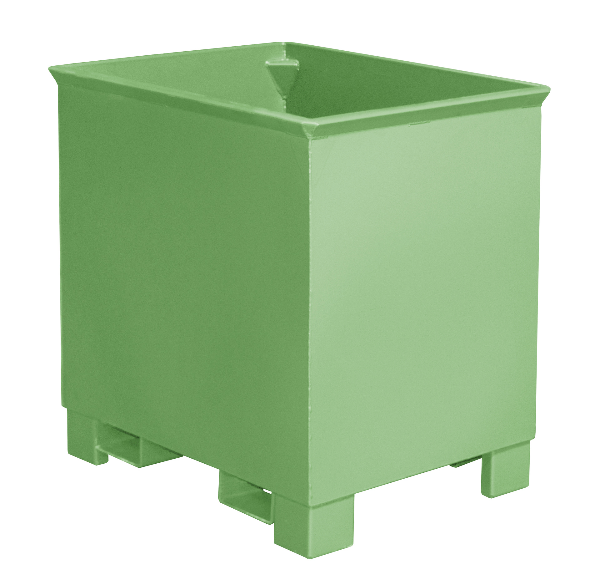 1 - Behälter  Kasten C 30, 0,30 m³, lackiert, RAL 6011 Resedagrün