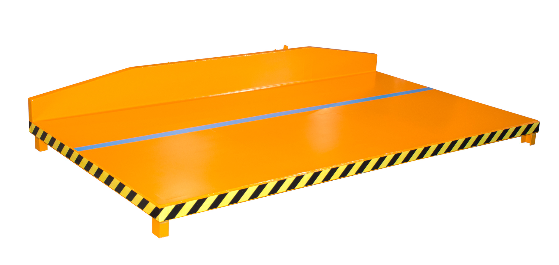 1 - Langguttransport  Restgitter-Palette RGP-1, lackiert, RAL 2000 Gelborange