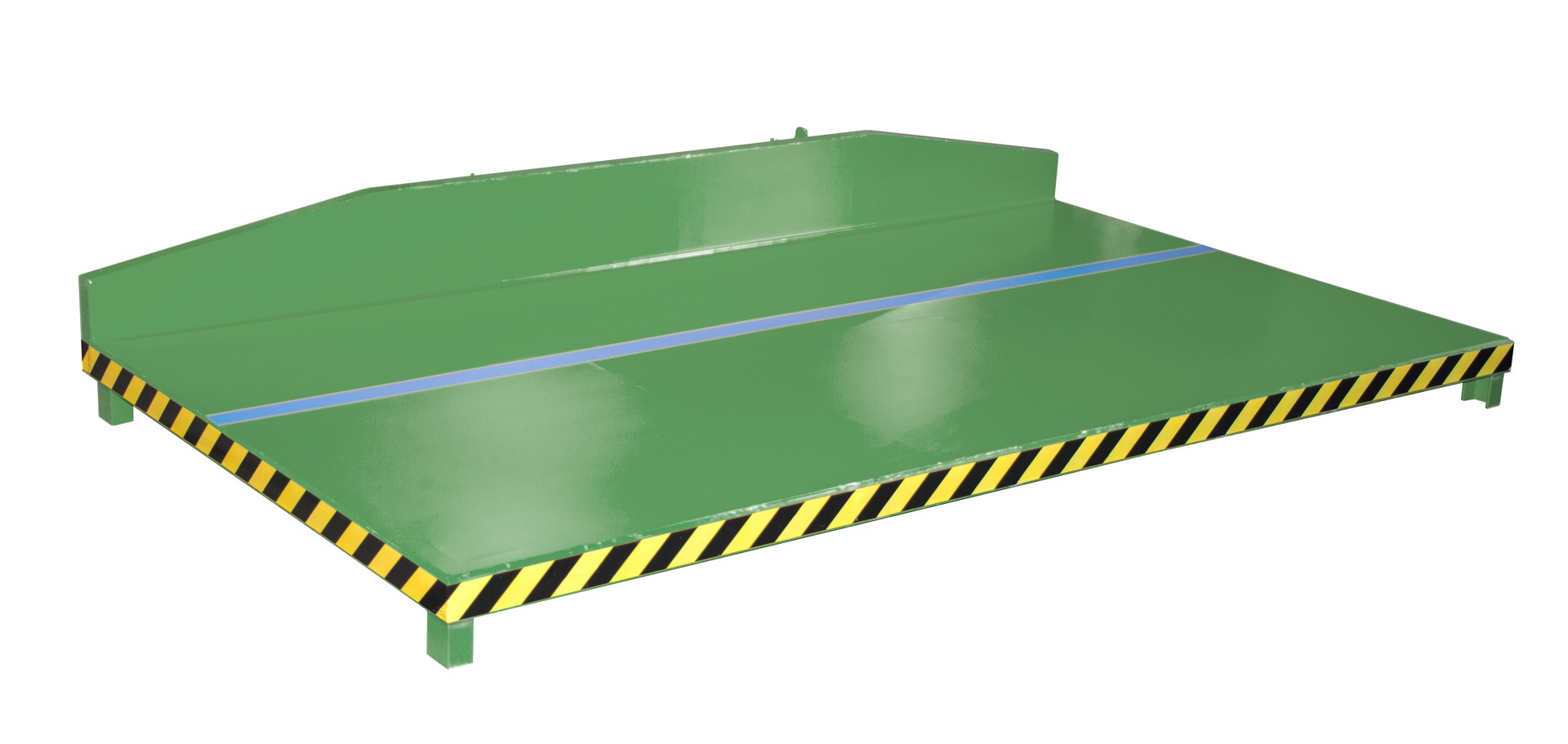 1 - Langguttransport  Restgitter-Palette RGP-1, lackiert, RAL 6011 Resedagrün