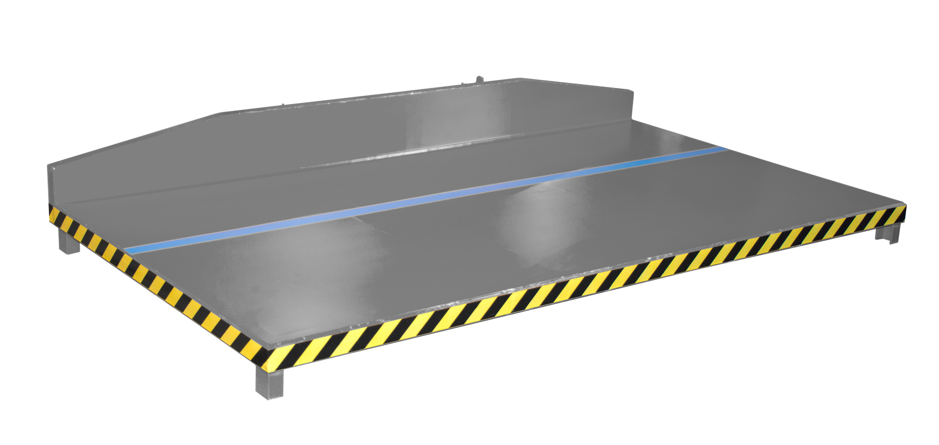 1 - Langguttransport  Restgitter-Palette RGP-1, lackiert, RAL 7005 Mausgrau