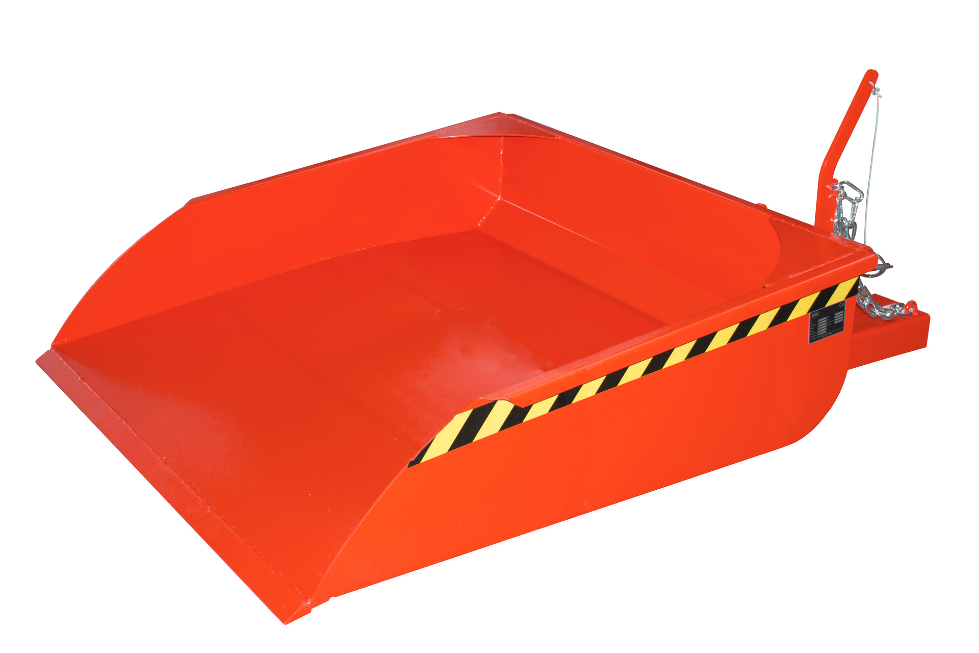 1 - Schaufeln Schaufel BSI 50, 0,50 m³, lackiert, RAL 3000 Feuerrot