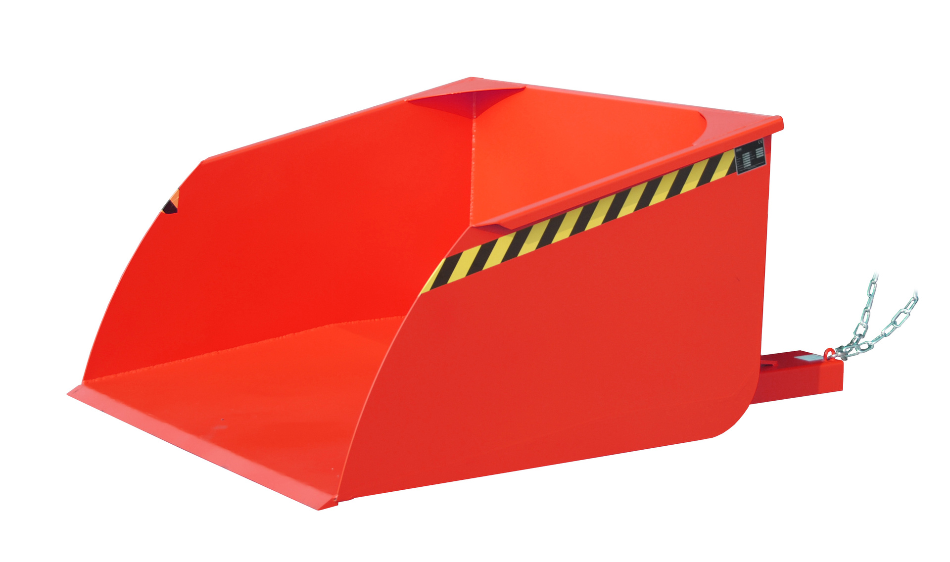 1 - Schaufeln  Schaufel BSI 100, 1 m³, lackiert, RAL 3000 Feuerrot