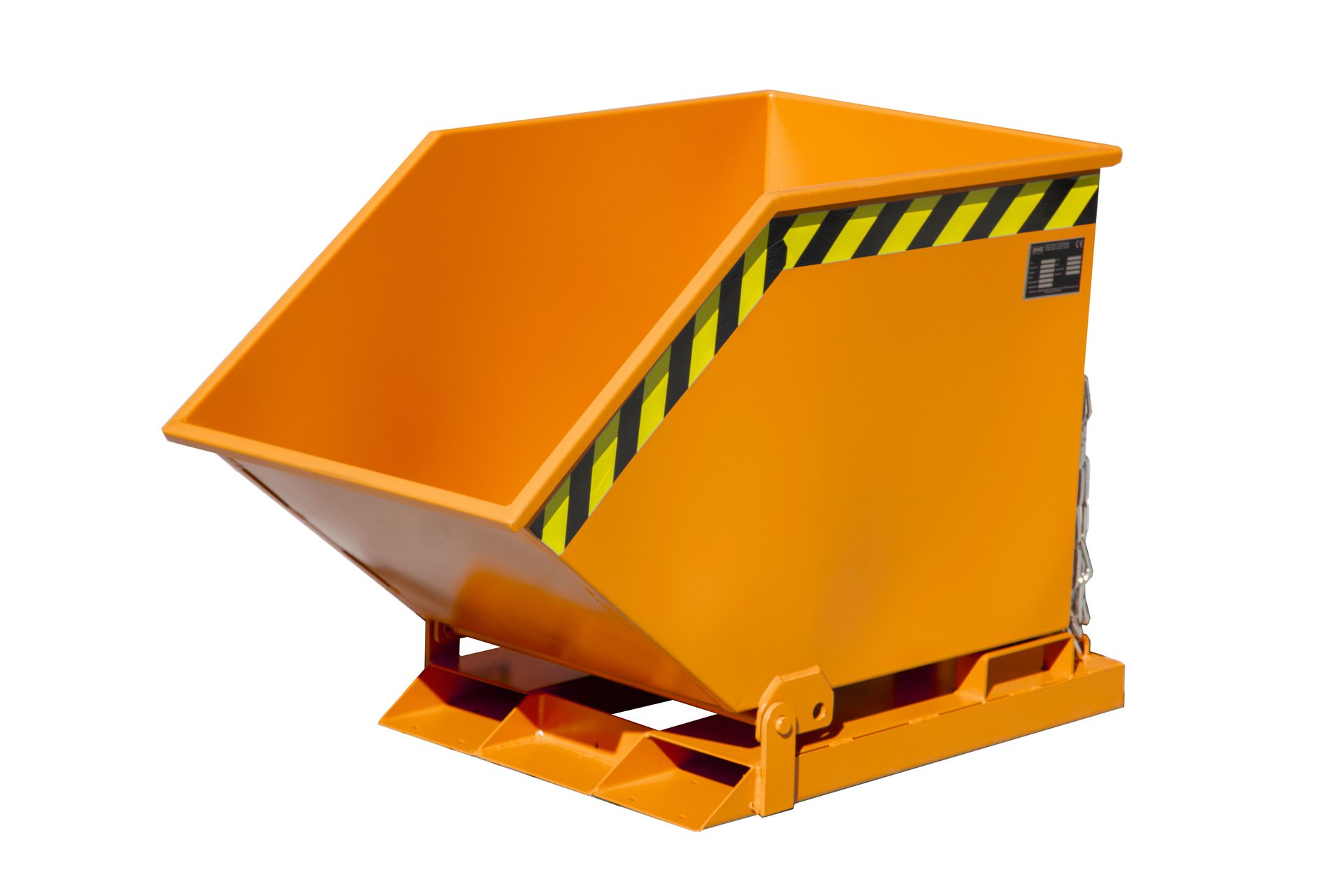 1 - Kipper  Kippmulde KK 250, 250 l, lackiert, RAL 2000 Gelborange