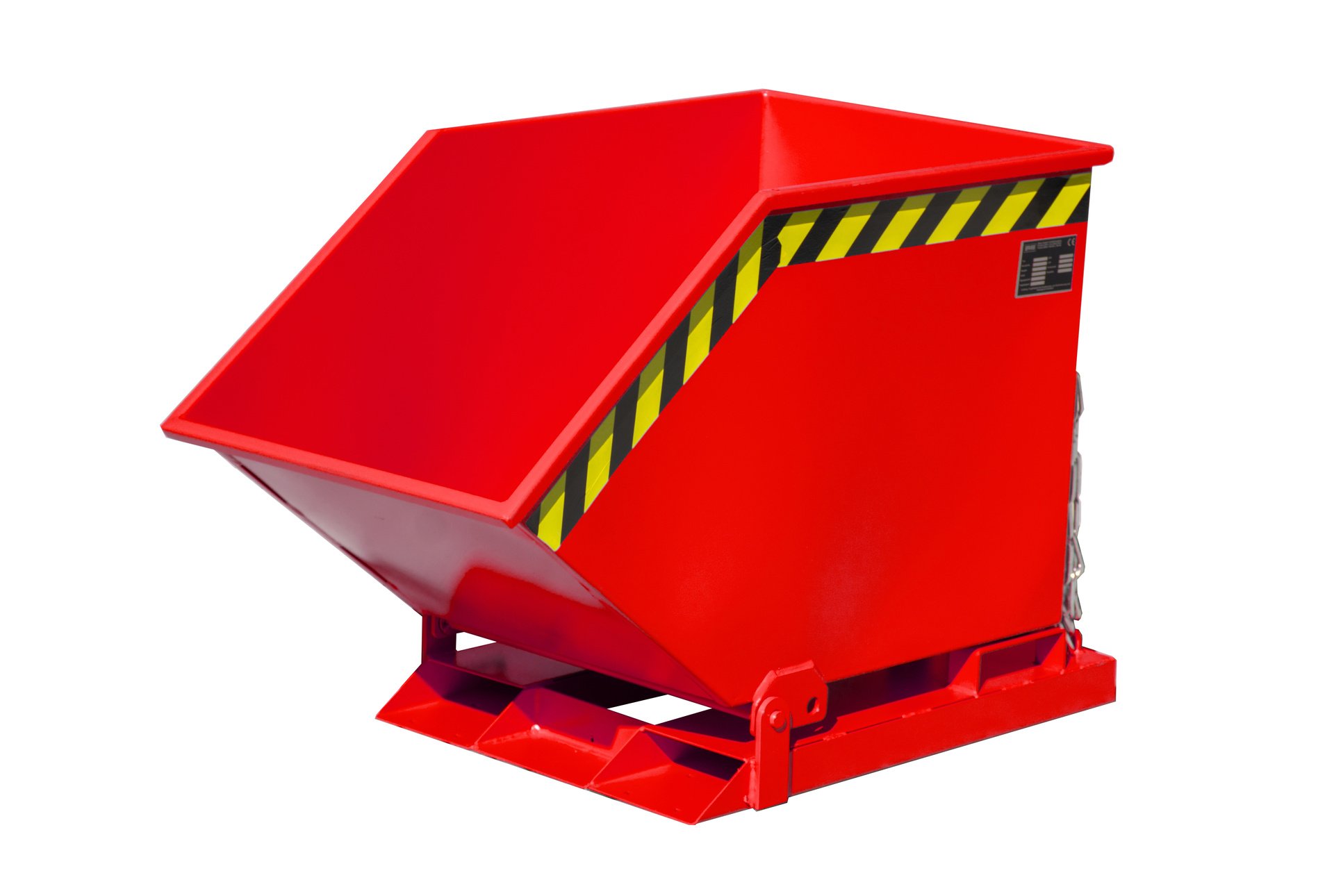 1 - Kipper  Kippmulde KK 250, 250 l, lackiert, RAL 3000 Feuerrot
