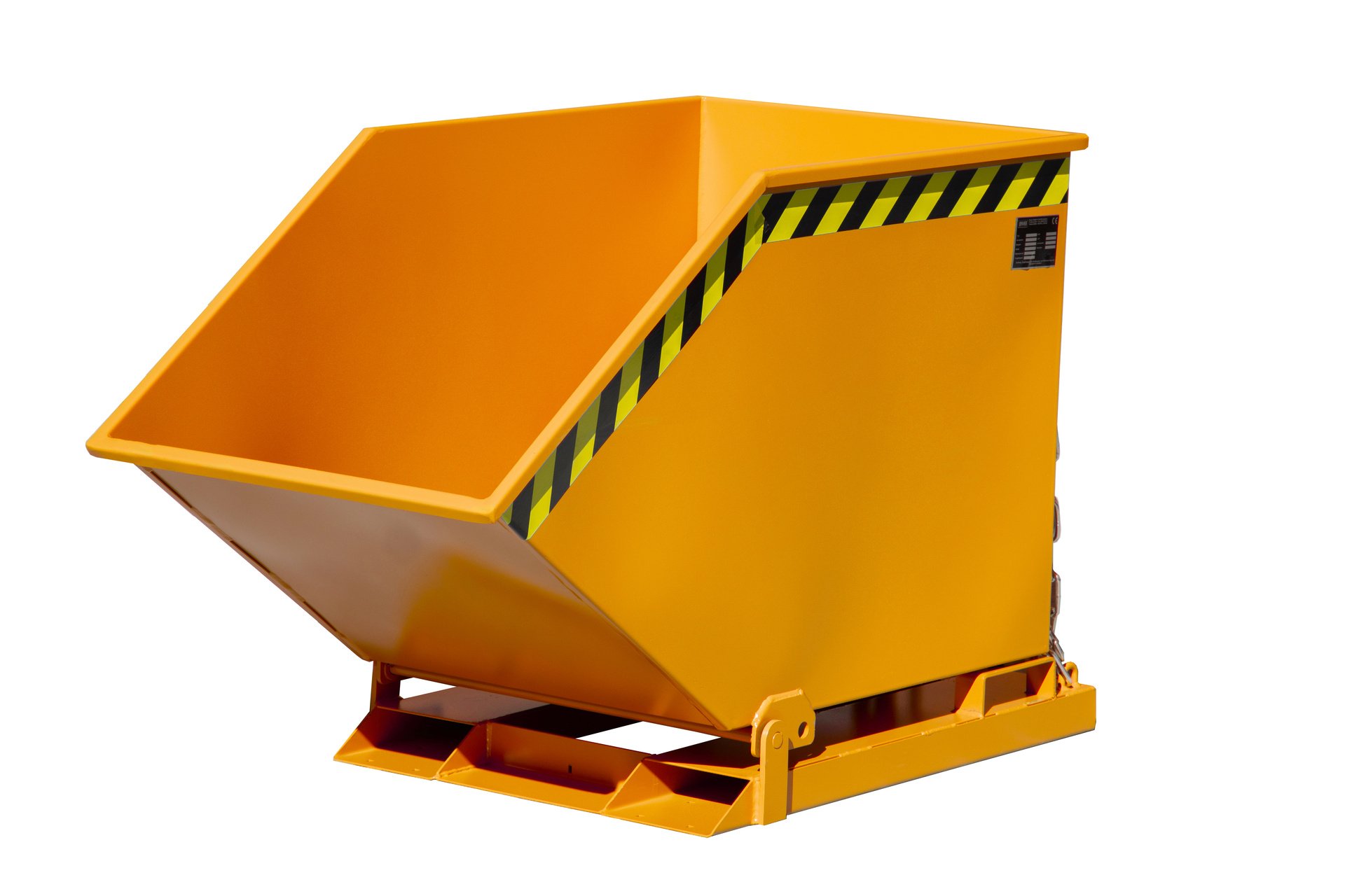 1 - Kipper Kippmulde KK 400, 400 l, lackiert, RAL 2000 Gelborange