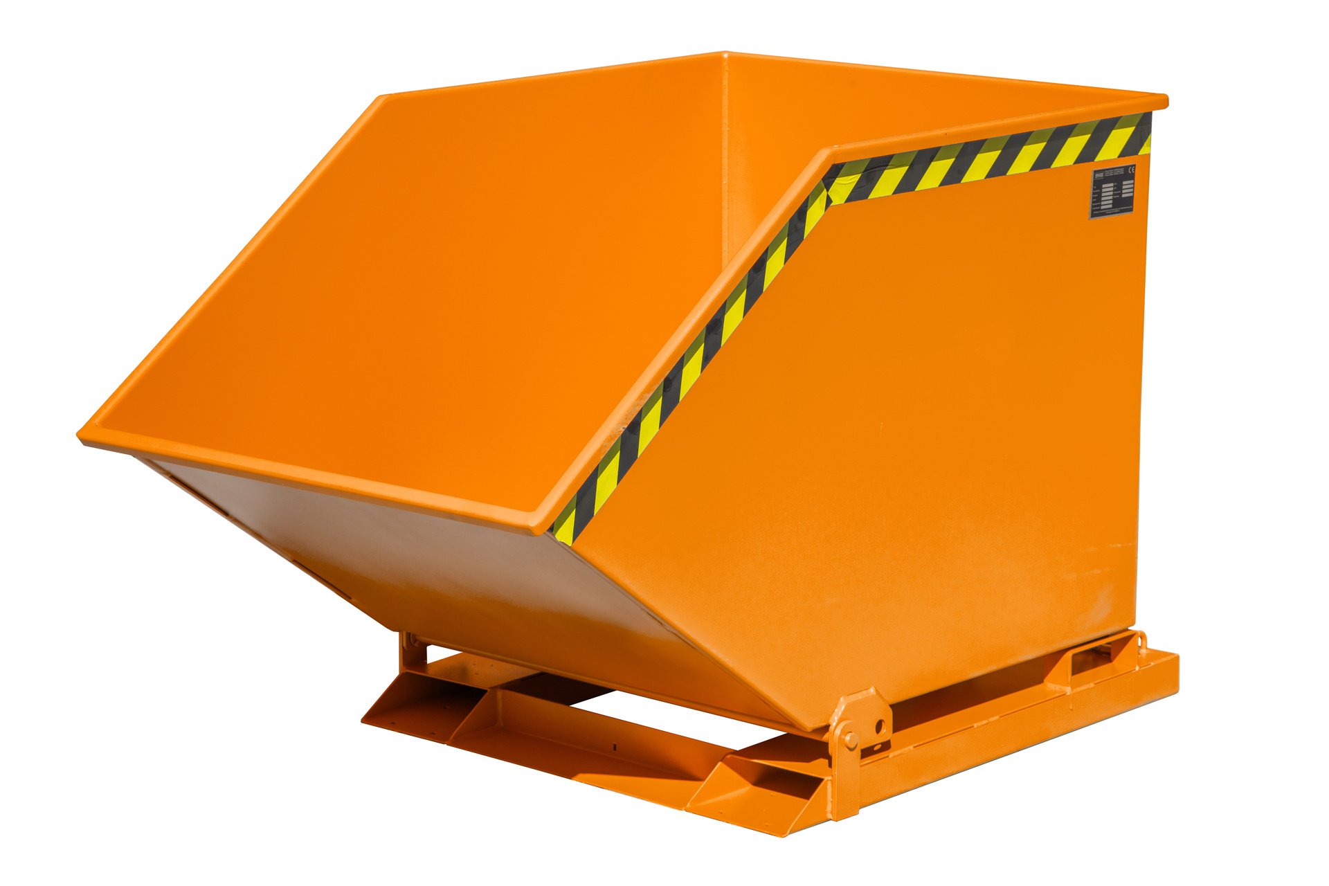 1 - Kipper  Kippmulde KK 600, 600 l, lackiert, RAL 2000 Gelborange