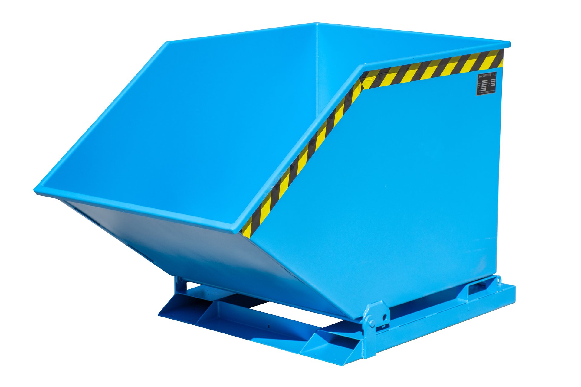1 - Kipper  Kippmulde KK 600, 600 l, lackiert, RAL 5012 Lichtblau