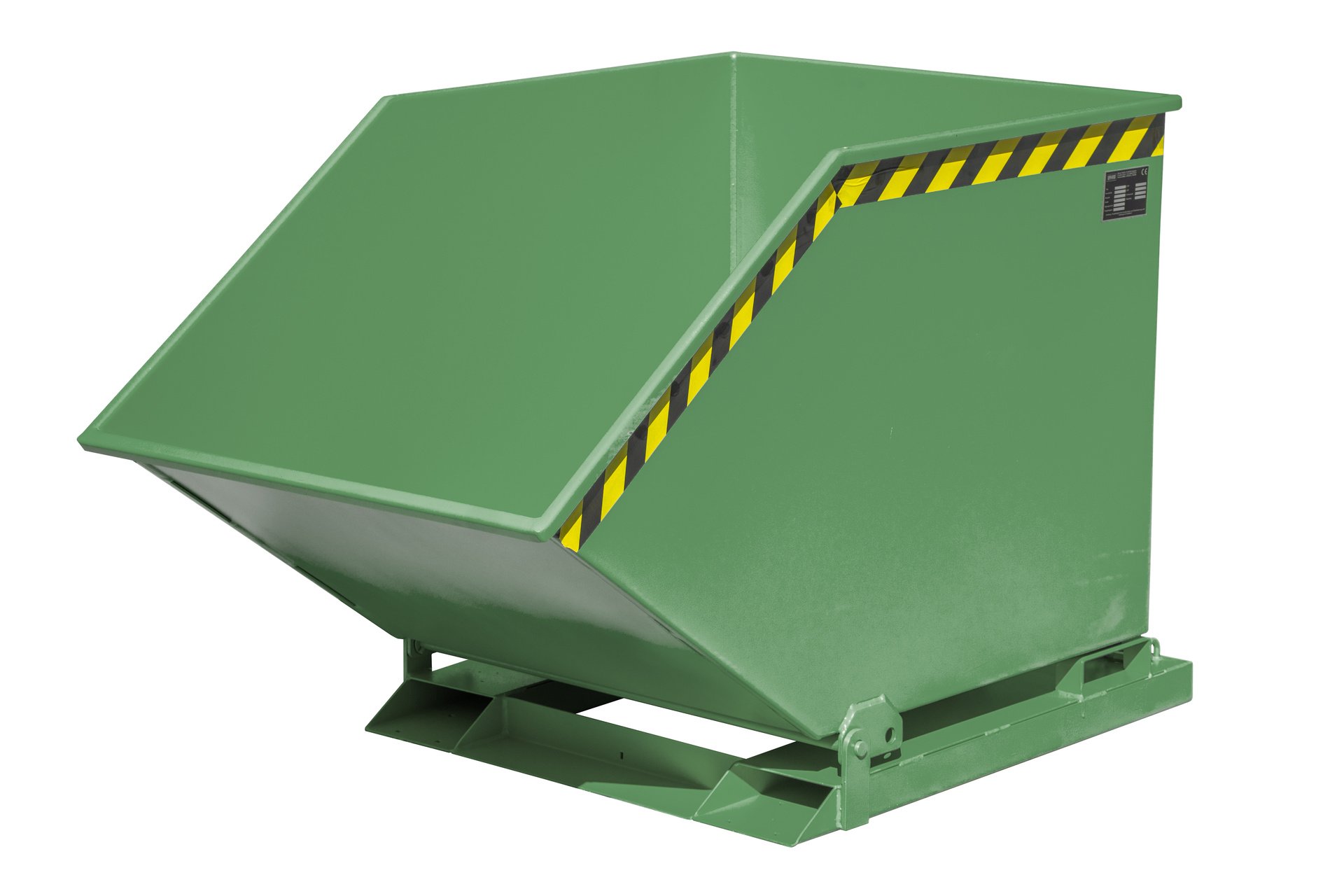 1 - Kipper  Kippmulde KK 600, 600 l, lackiert, RAL 6011 Resedagrün