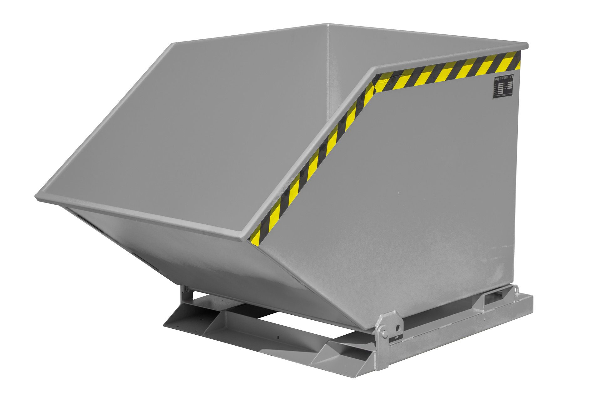 1 - Kipper  Kippmulde KK 600, 600 l, lackiert, RAL 7005 Mausgrau