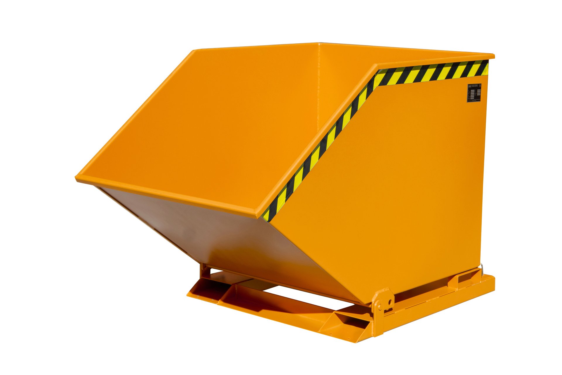 1 - Kipper  Kippmulde KK 800, 800 l, lackiert, RAL 2000 Gelborange