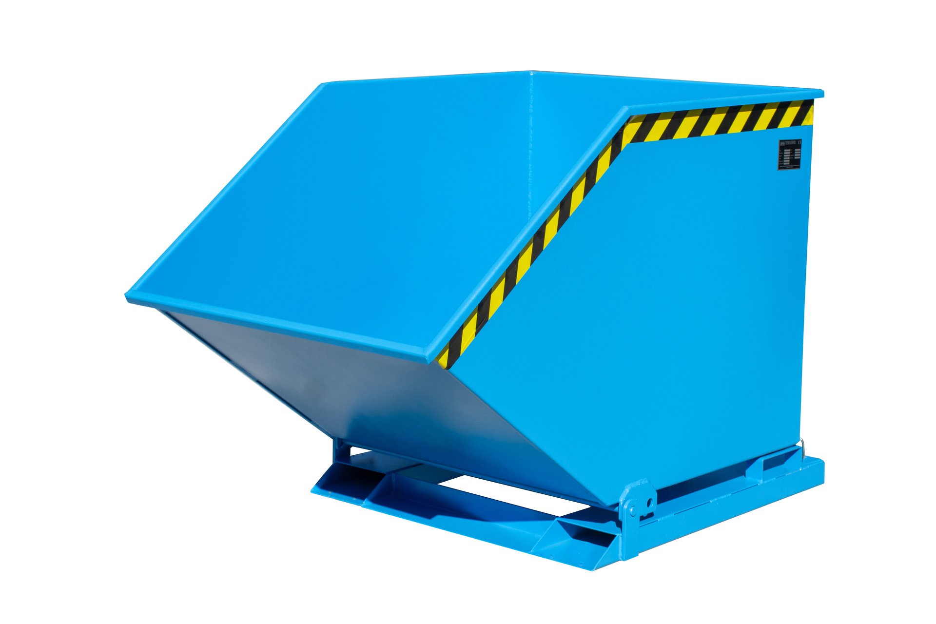 1 - Kipper Kippmulde KK 800, 800 l, lackiert, RAL 5012 Lichtblau
