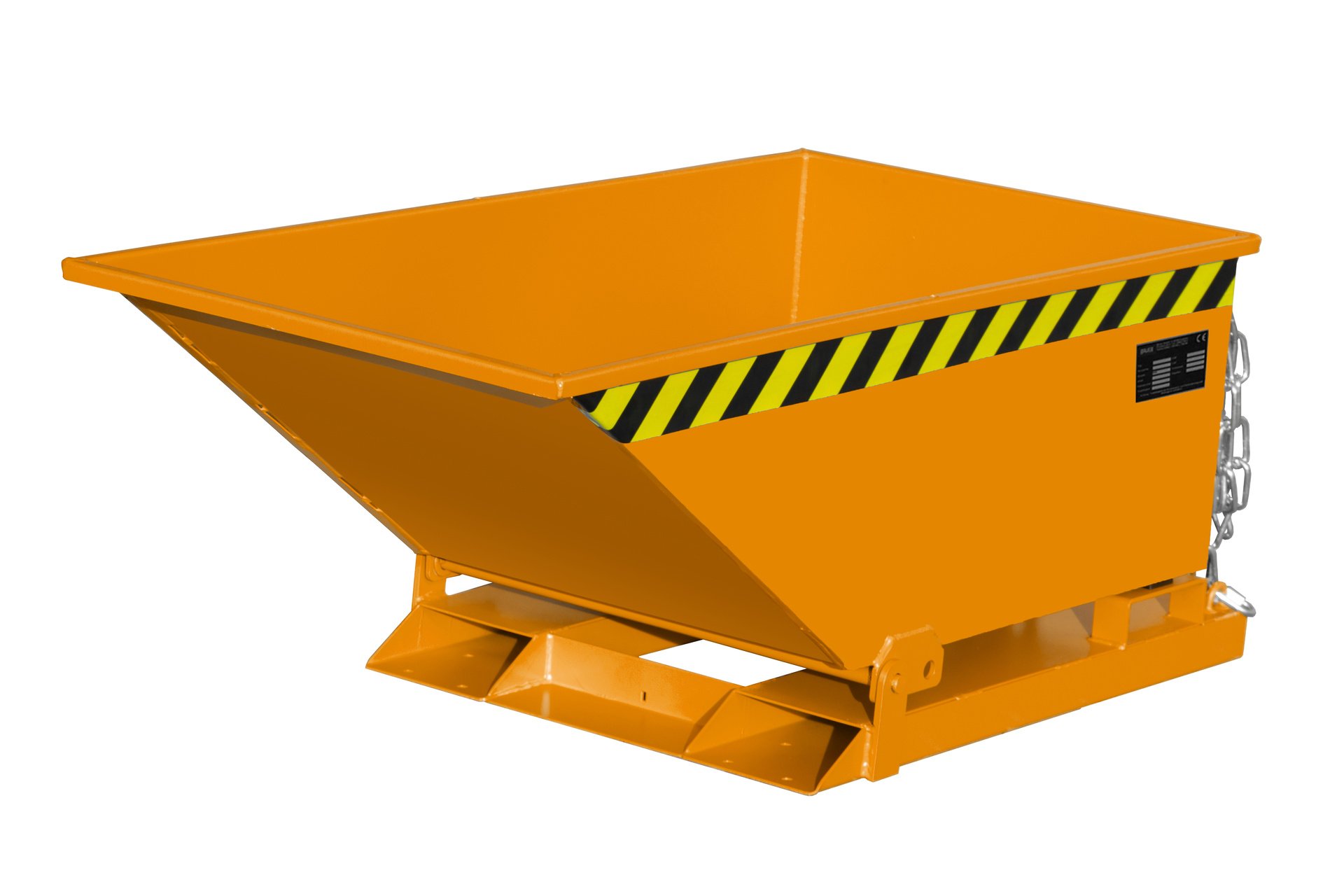 1 - Kipper  Kippmulde KN 250, 250 l, lackiert, RAL 2000 Gelborange