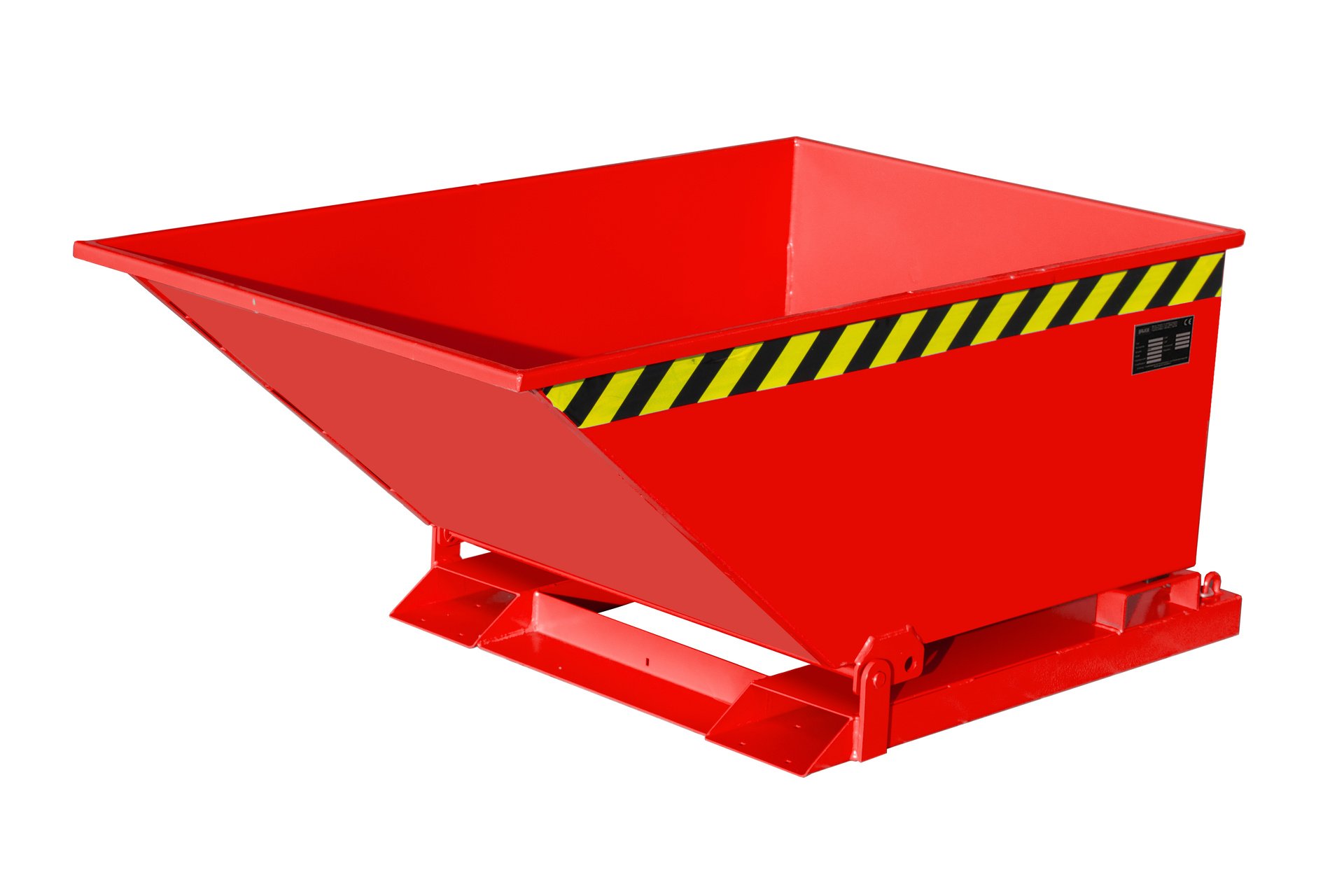Kipper  Kippmulde KN 400, 400 l, lackiert, RAL 3000 Feuerrot