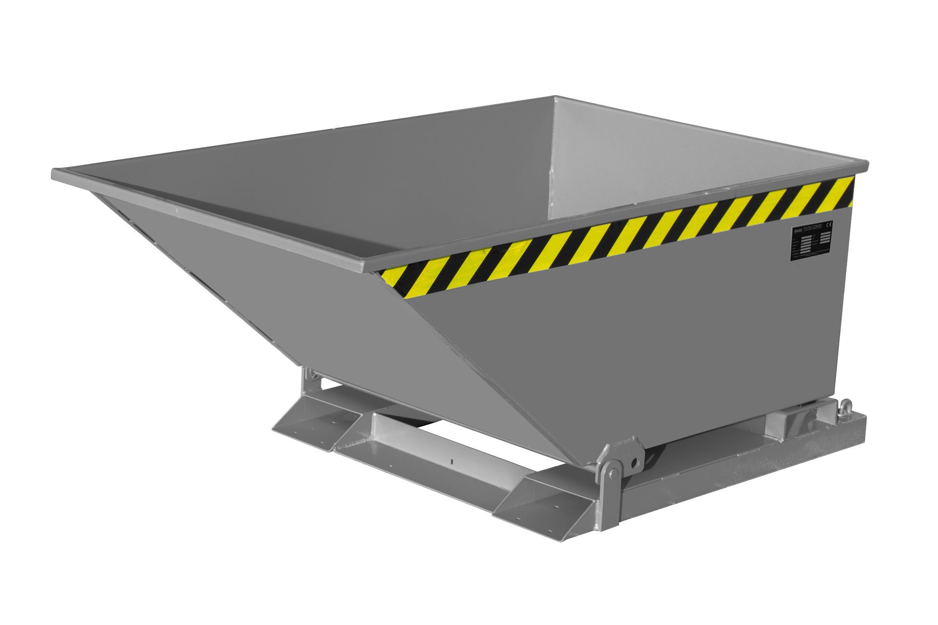 1 - Kipper  Kippmulde KN 400, 400 l, lackiert, RAL 7005 Mausgrau