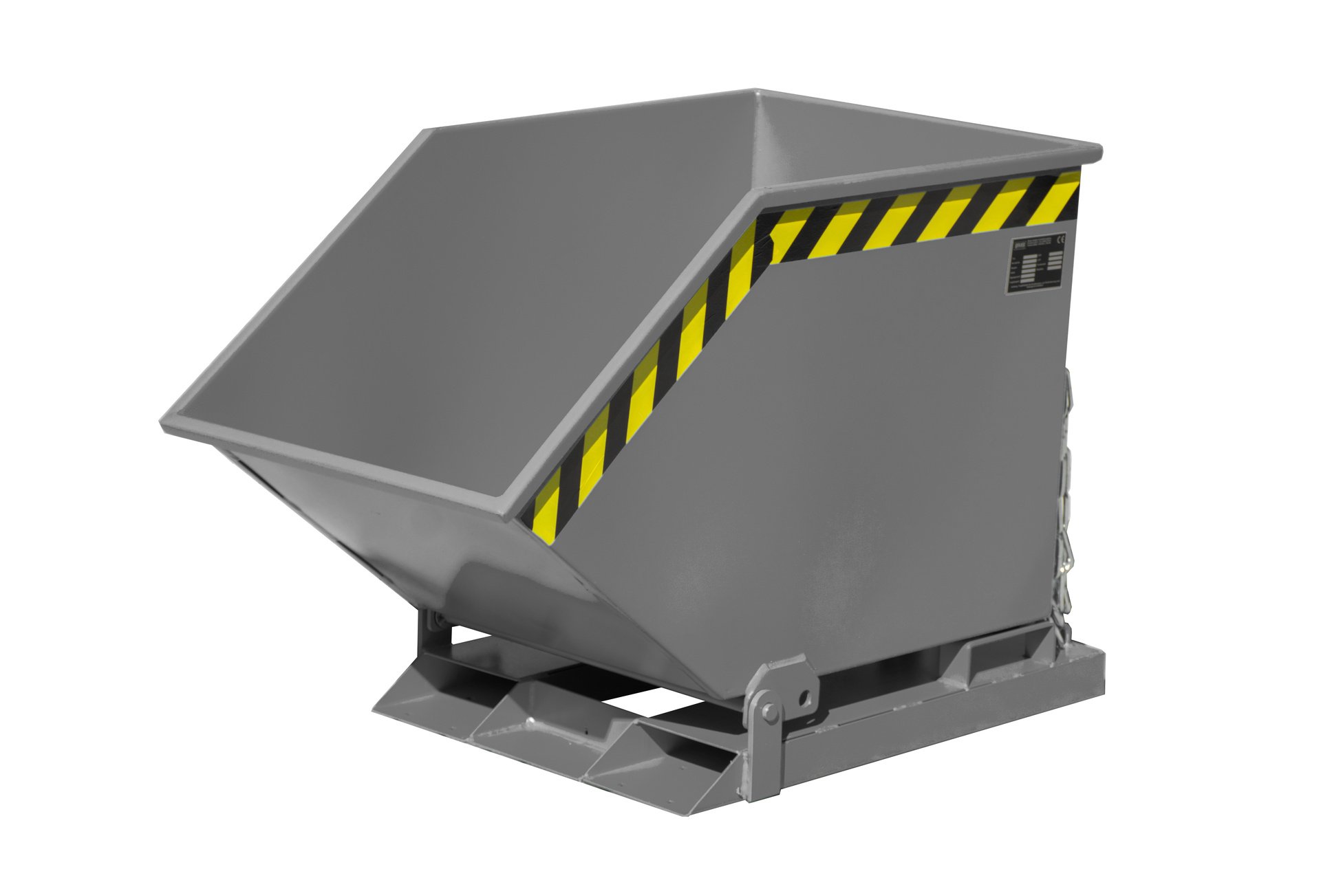1 - Kipper  Späne-Kippmulde SKK 250, 250 l, lackiert, RAL 7005 Mausgrau