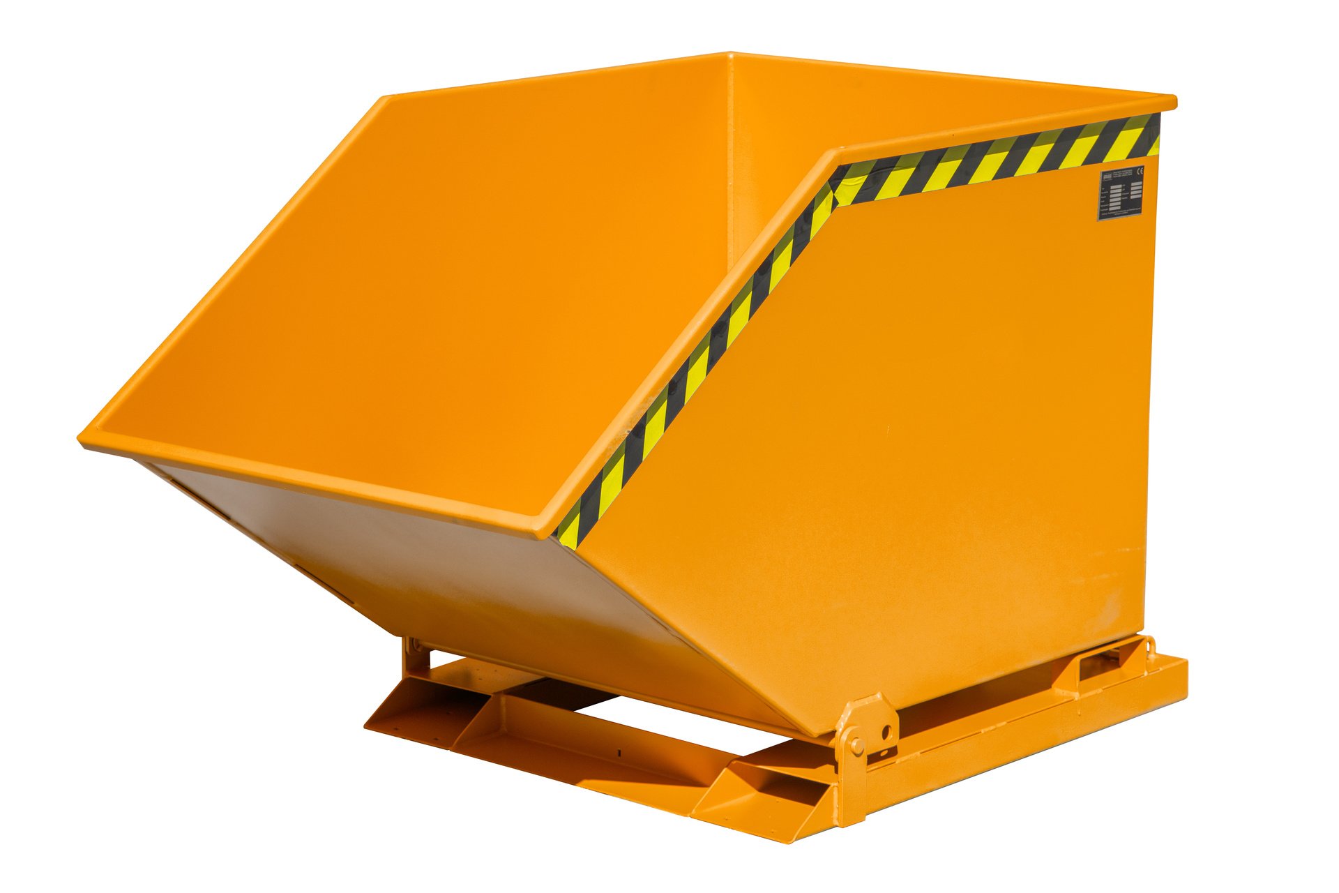 1 - Kipper Späne-Kippmulde SKK 600, 600 l, lackiert, RAL 2000 Gelborange