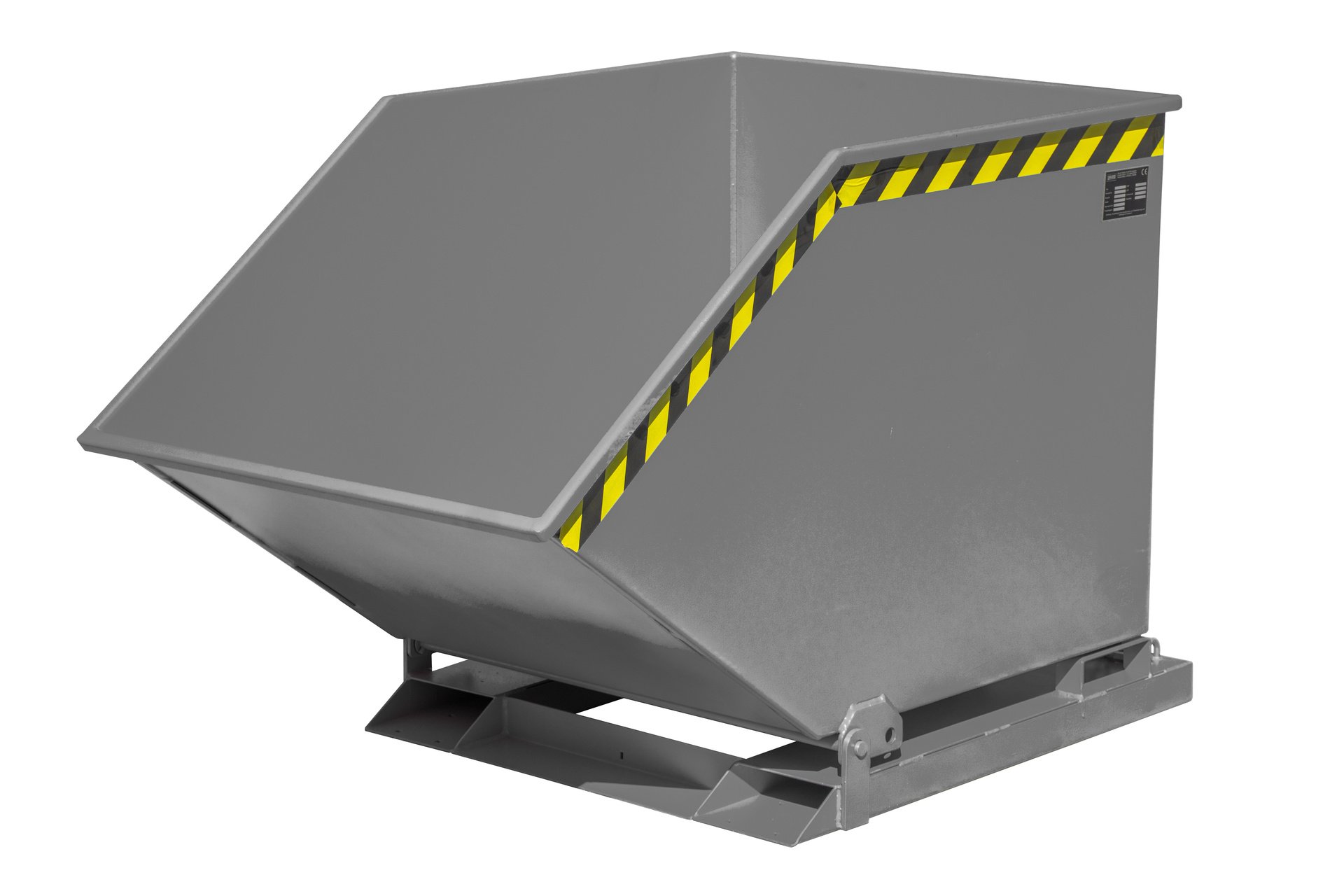 1 - Kipper Späne-Kippmulde SKK 600, 600 l, lackiert, RAL 7005 Mausgrau