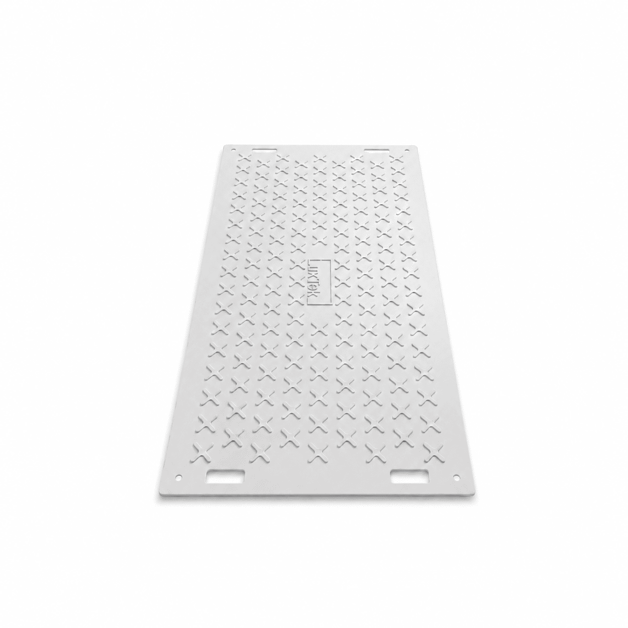 1 - Fahrplatten Fahrspur Professional UV - 2.400 x 600 x 14 mm - belastbar bis 35 t - weiß
