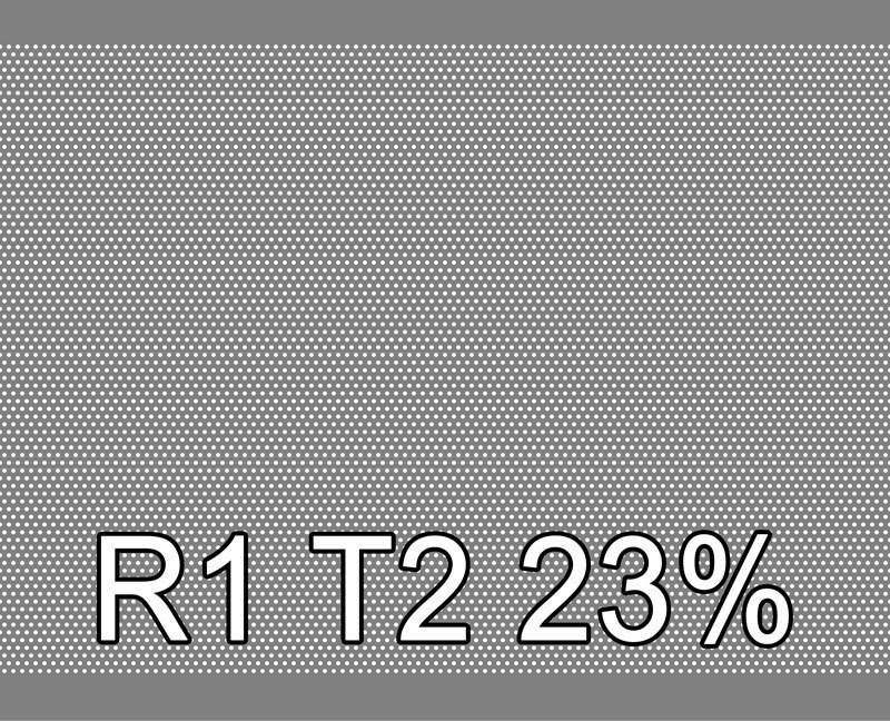 1 - Lochblech Stahl DC01 1000x2000x0.8 R1 T2 22.5%