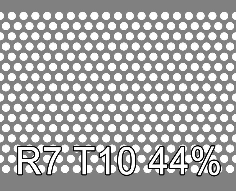 1 - Lochblech Stahl DD11 1000x2000x1.5 R7 T10 44.1%
