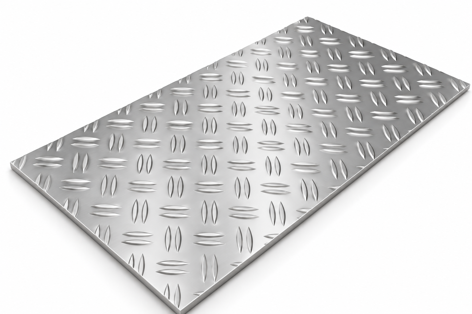 Riffelbleche Aluminium-Warzenblech 2000x1000x3,5 mm AlMg3 H114 Duett