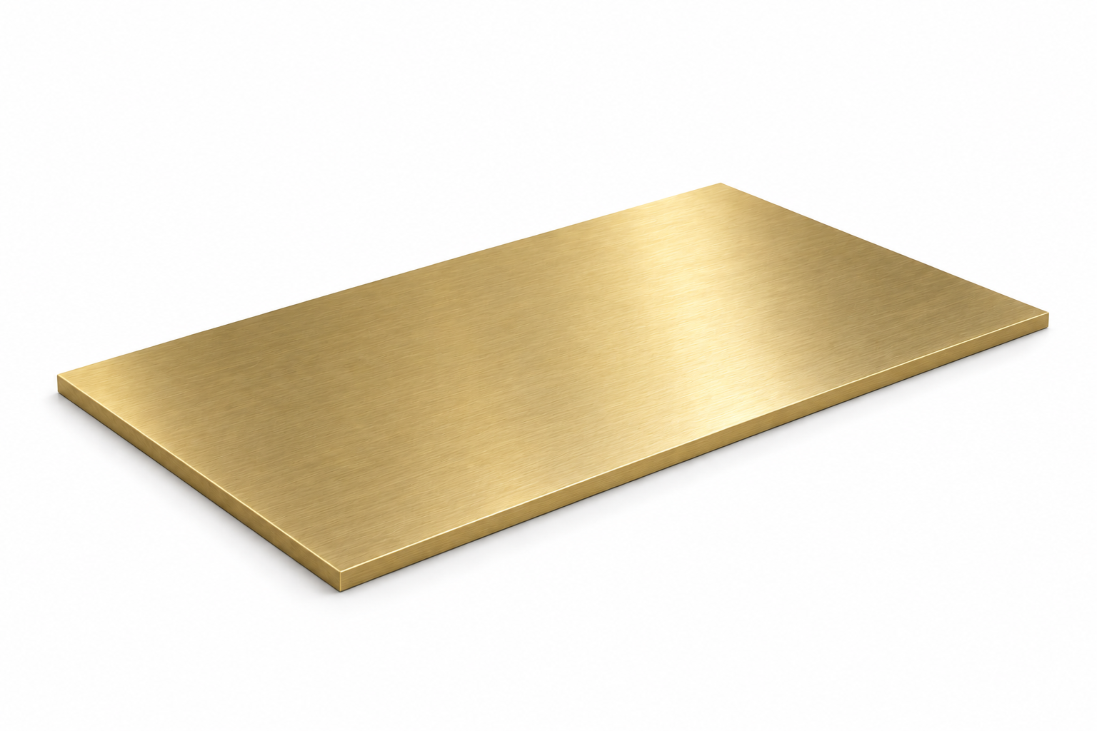 Messingbleche Messing-Tafelblech 2000x1000x4 mm CuZn15 kaltgewalzt