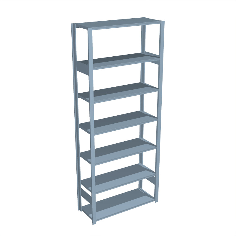 1 - Fachbodenregale Fachbodenregal HI280 Grundfeld 2500 x 1000 x 400 mm, 7 Fachböden