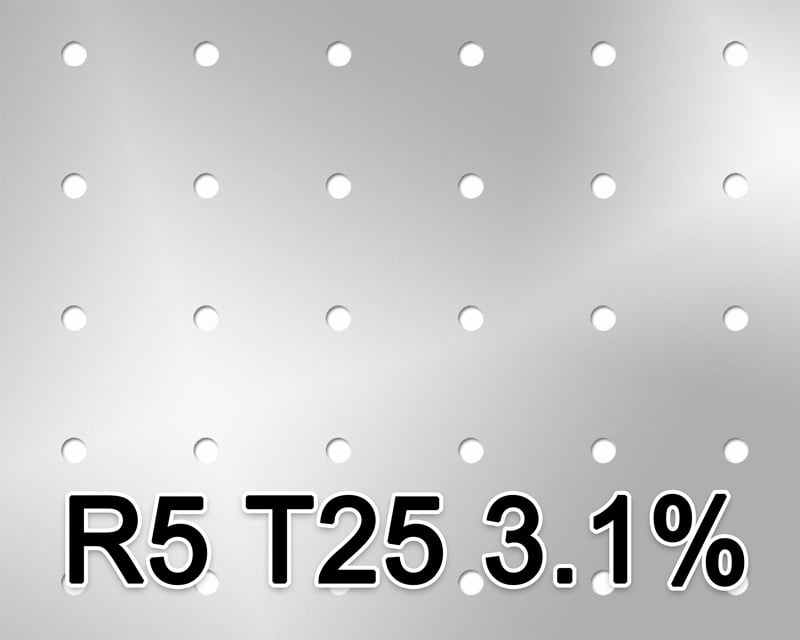 1 - Lochblech Stahl DD11 1000x2000x1.5 R5 U25x25 3.1%