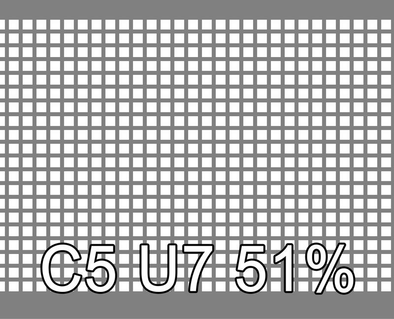 1 - Lochblech Edelstahl 1.4307 1000x2000x0.5 C5 U7 51%