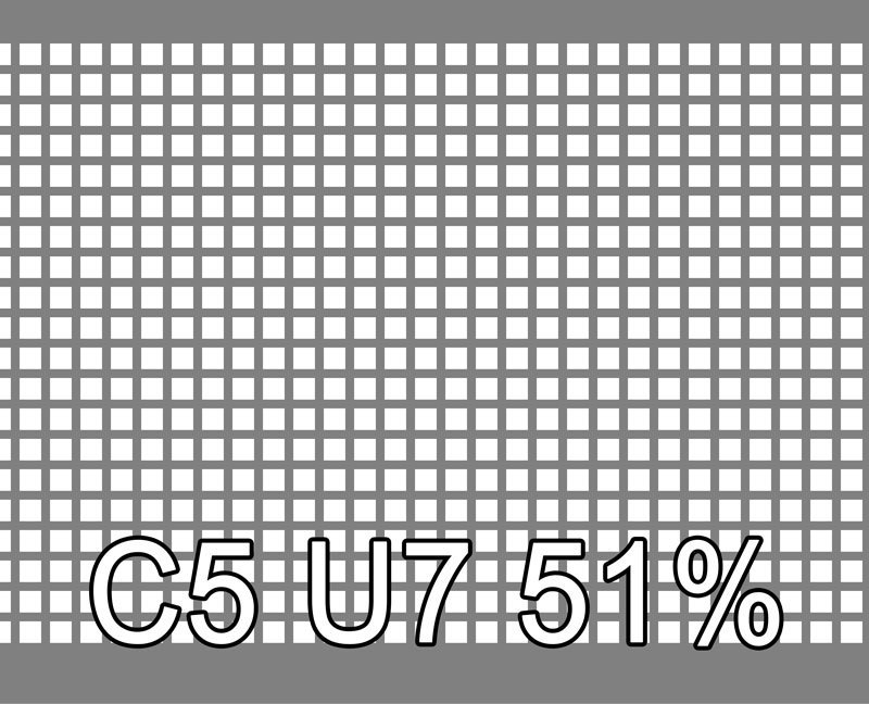 Lochblech Aluminium 1000x2000x1 C5 U7 51%