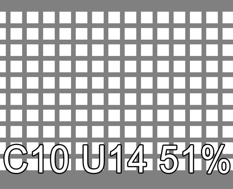 1 - Lochblech Stahl DC01 1000x2000x1 C10 U14 51%