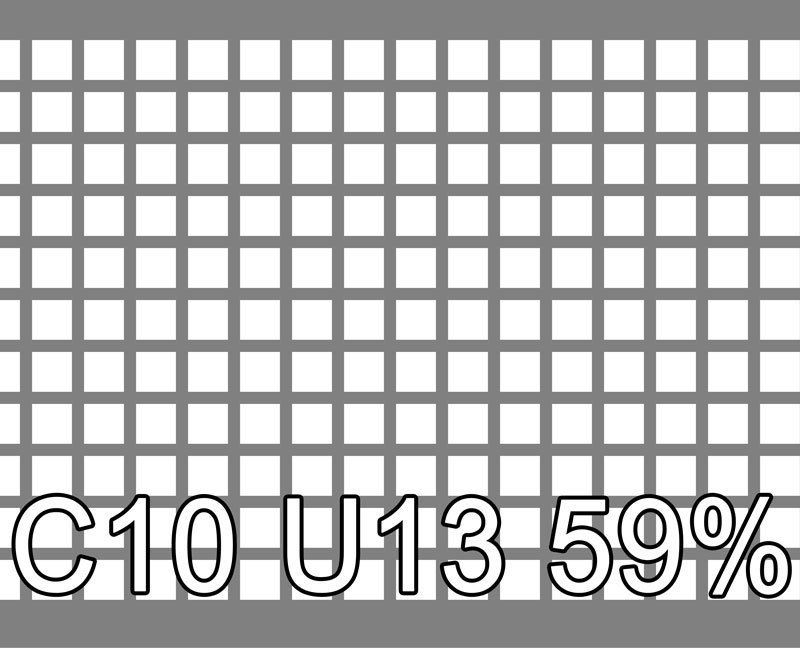 1 - Lochblech Stahl DD11 1000x2000x1.5 C10 U13 59.2%