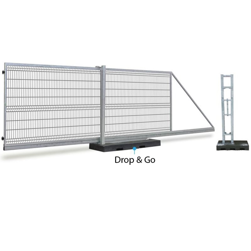 1 - Bauzäune Tempofor SC Schiebetor - Das temporäre Schiebetor