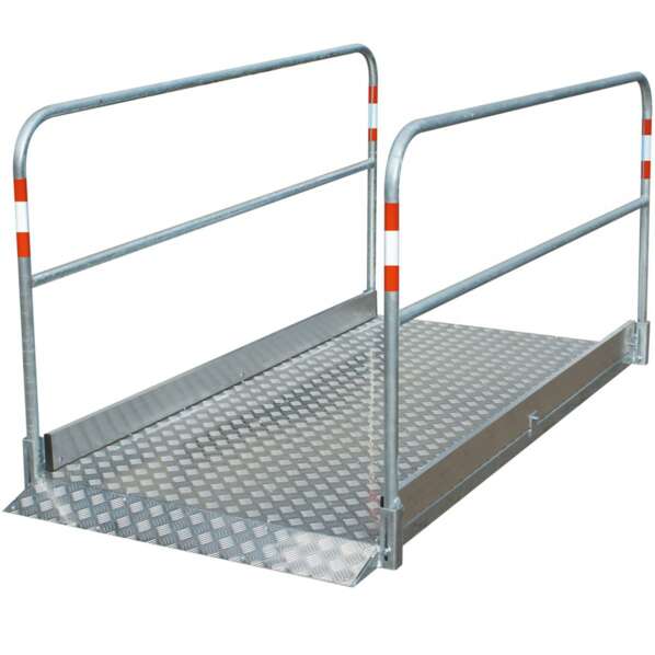 Grabenbrücken Stahl / Aluminium Maße 1,00 x 1,80 m (Breite x Länge)