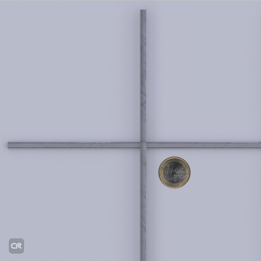 Punktschweißgitter Edelstahl 1.4301 100x100x5 2000x1000mm