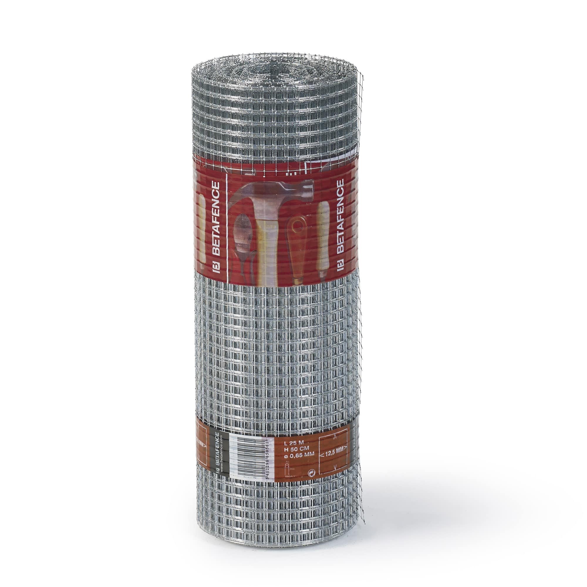 1 - Geschweißte Gitter Rollenware Verzinkt 12.7x12.7x0.7mm 1000mm 5m