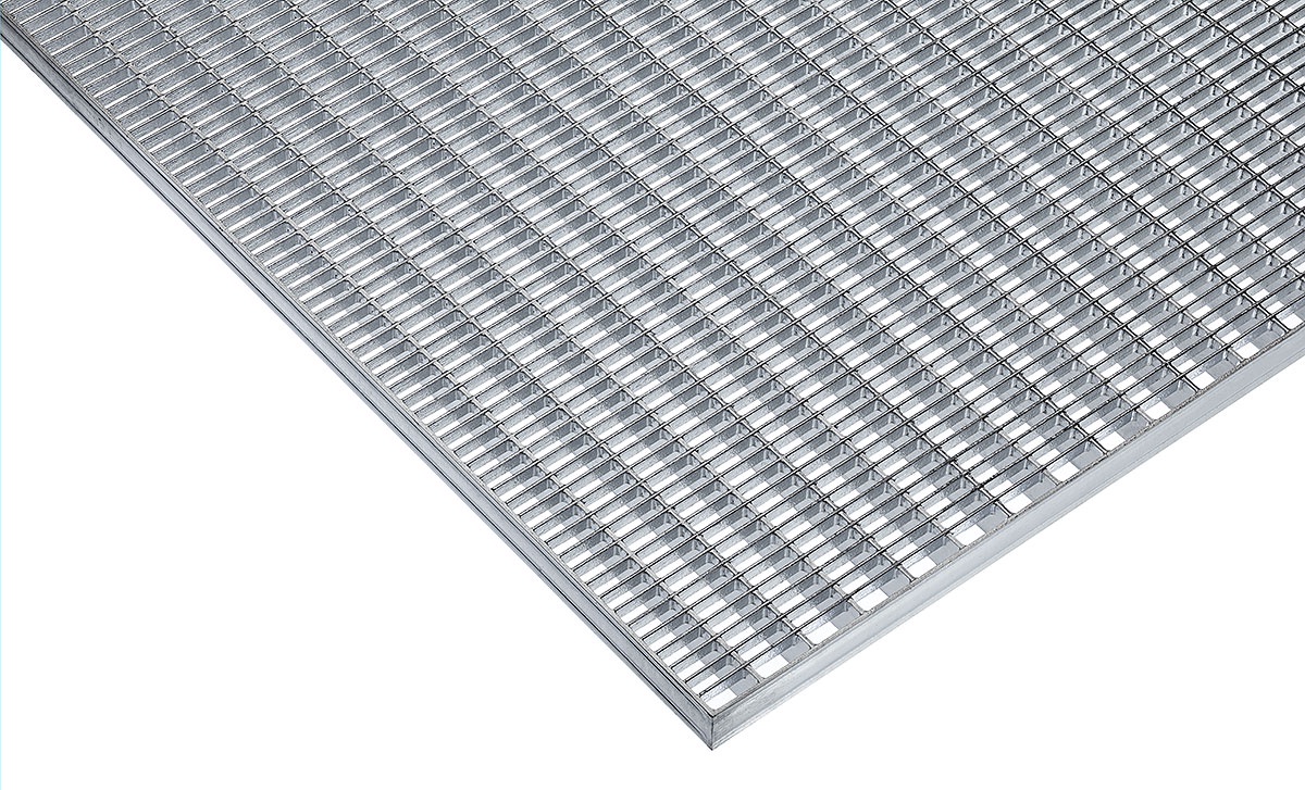 Pressroste Pressroste, Stahl S235JR, Maschenweite 30 x 10, verzinkt PR 30 x 2 / 33 x 11 (TS) 800mm x (QS) 1000mm